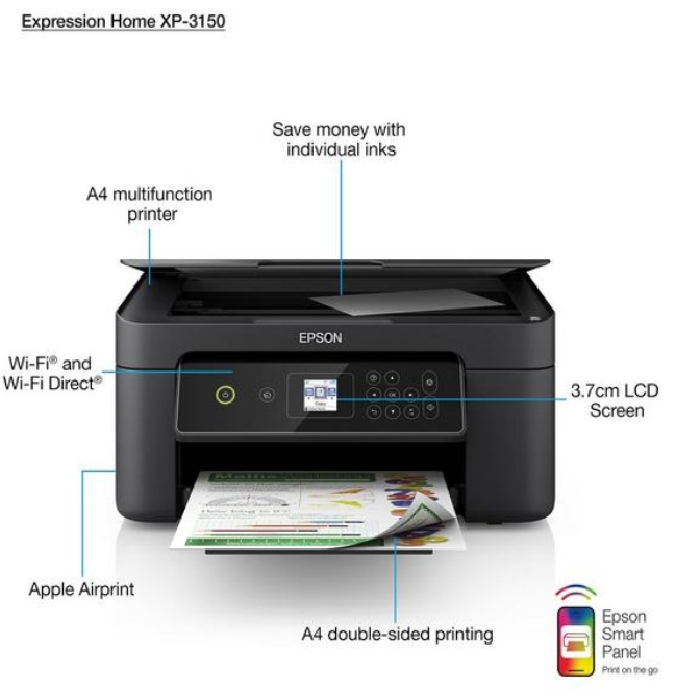 Multifunkcijski tiskalnik Epson XP-3150 printer kopirnik skener Wi-fi